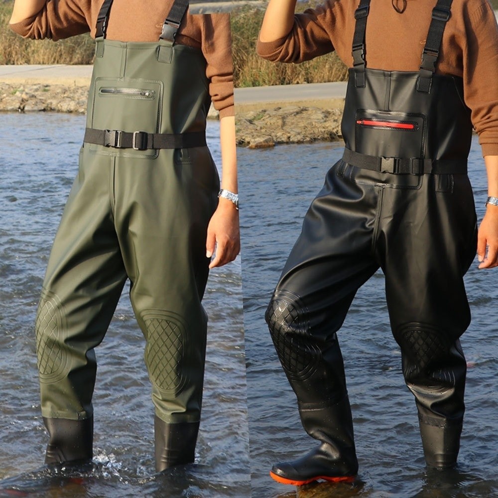 Fishing Waders - Combinaison de pêche en PVC durable,