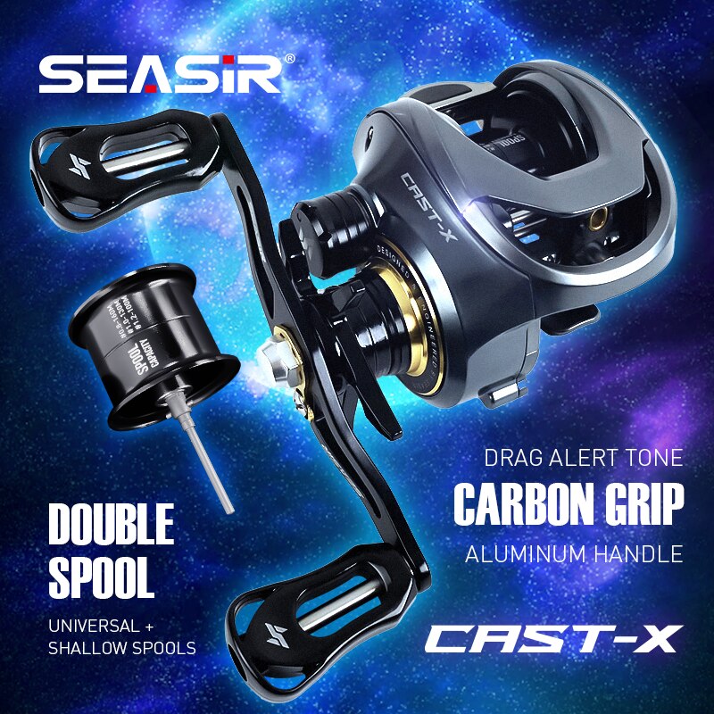 Abu Garcia Reel Max - SEASIR Cast-X Baitcasting moulinet 7.3:1 HS