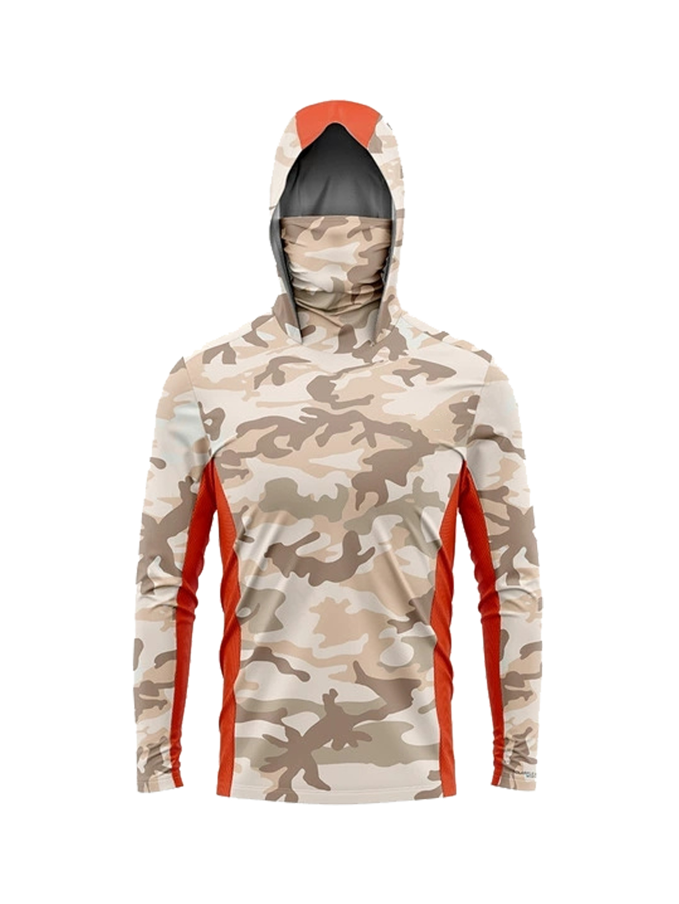 Fishing Mask Sun Protection - Chemise de pêche à capuche pour
