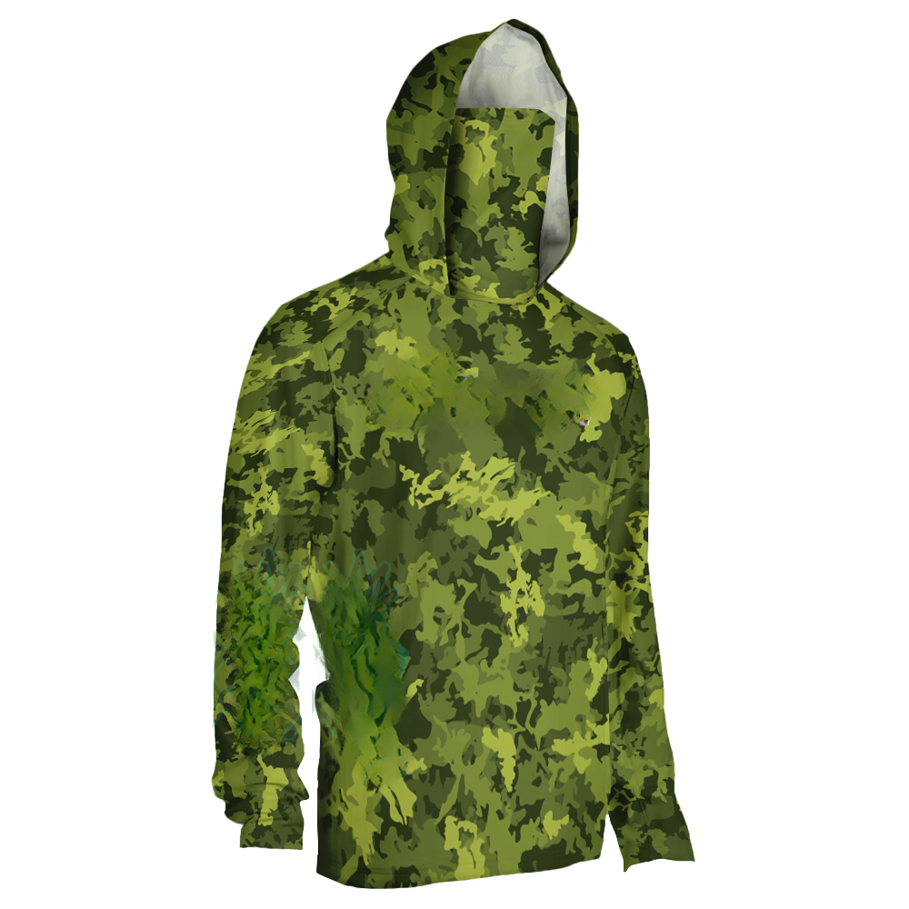 Fishing Mask Sun Protection - Vêtements de pêche camouflage pour hommes,