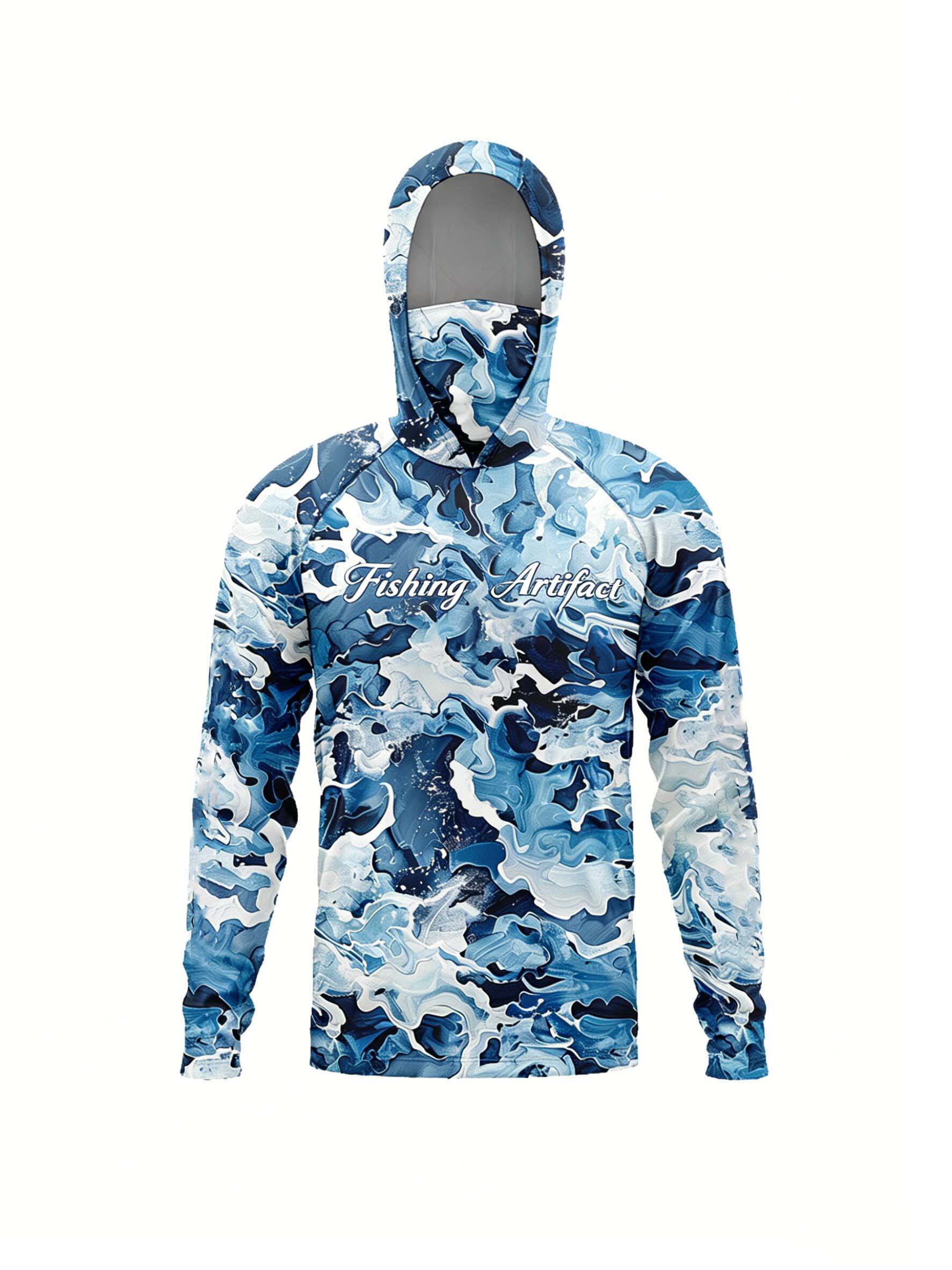 Sweat-shirt de pêche pour homm - Fishing Mask Sun Protection avis et prix