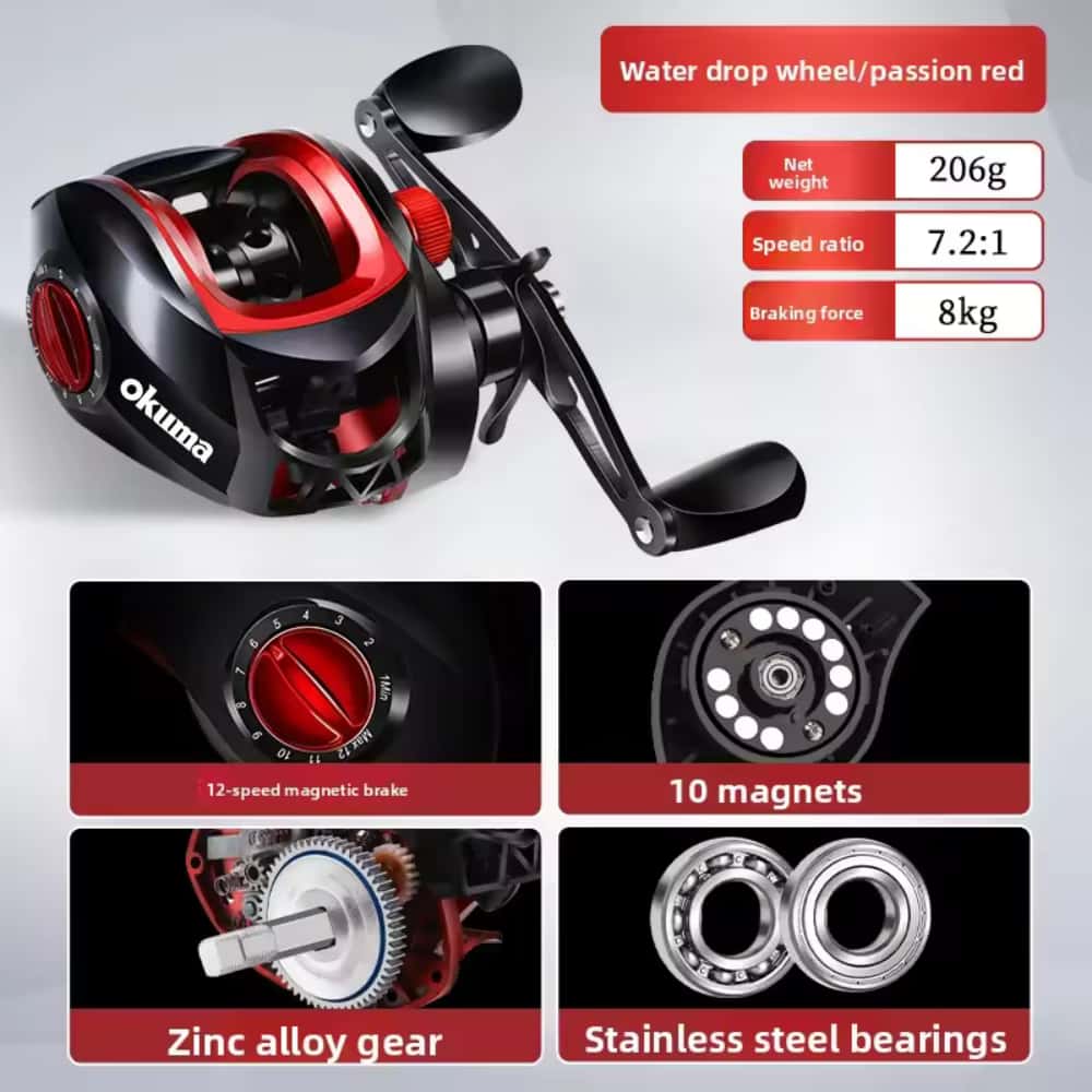 Moulinet de pêche à lancer Oku - Abu Garcia Reel Max avis et prix